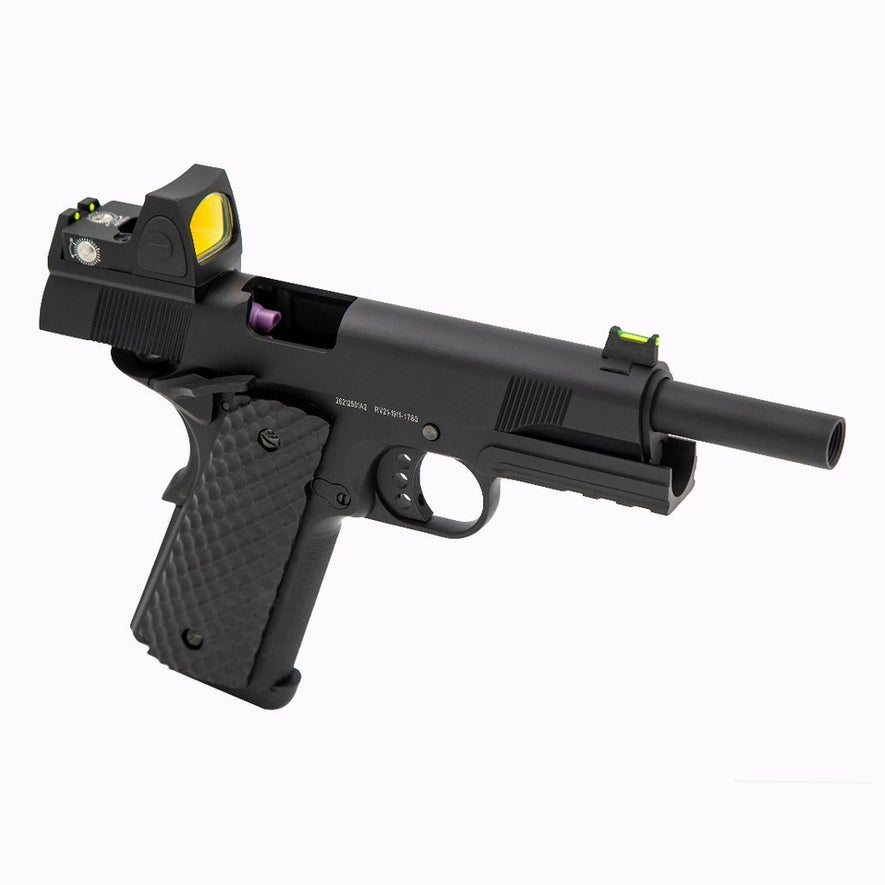 1911/MEU-R + RDS GBB Pistol (Black)