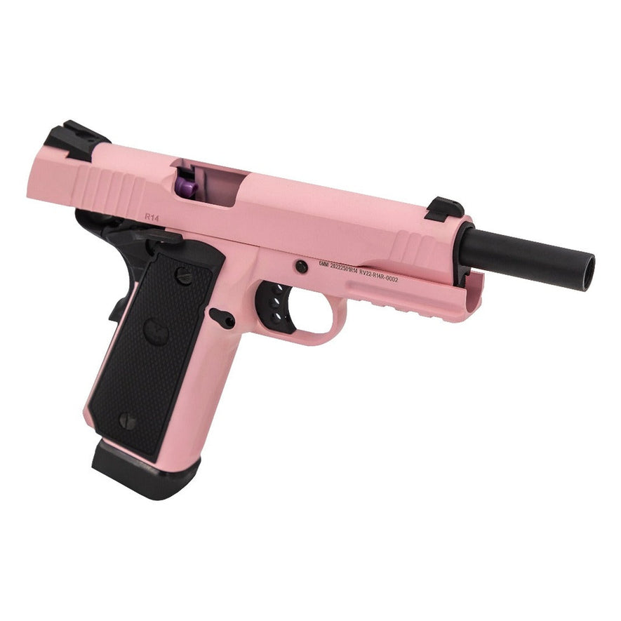 R14-R GBB Pistol (Dual Tone) (Pink)