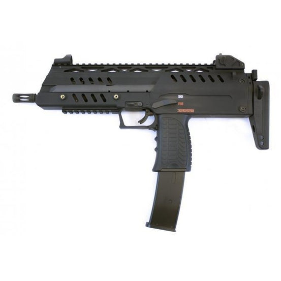 WE SMG-8 Gas Blowback SMG - Black-0