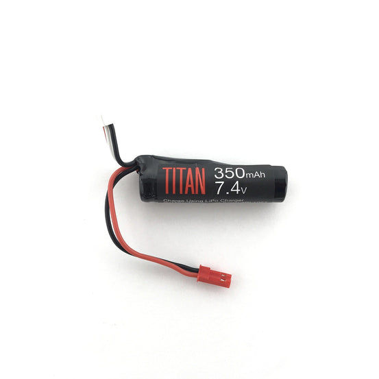 Titan Power 7.4v 350mAh Li-Ion battery for HPA. JST Connector-0