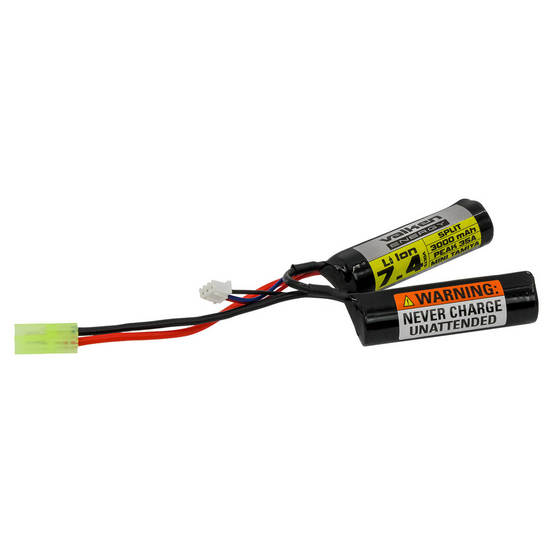 Valken Li-Ion Airsoft Battery - Li-Ion 7.4v 3000mAh - Mini Tamiya-0