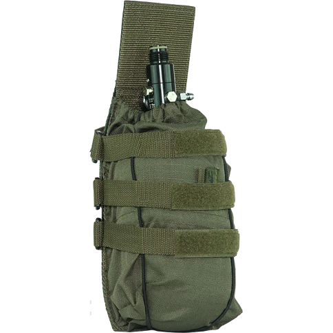 Valken VTAC Molle HPA tank/bottle pouch- Olive Green-0