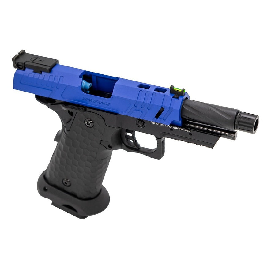 Hi-Capa CS Vengeance 3.8 Compact GBB Pistol (Dual Tone) (Blue|Black)