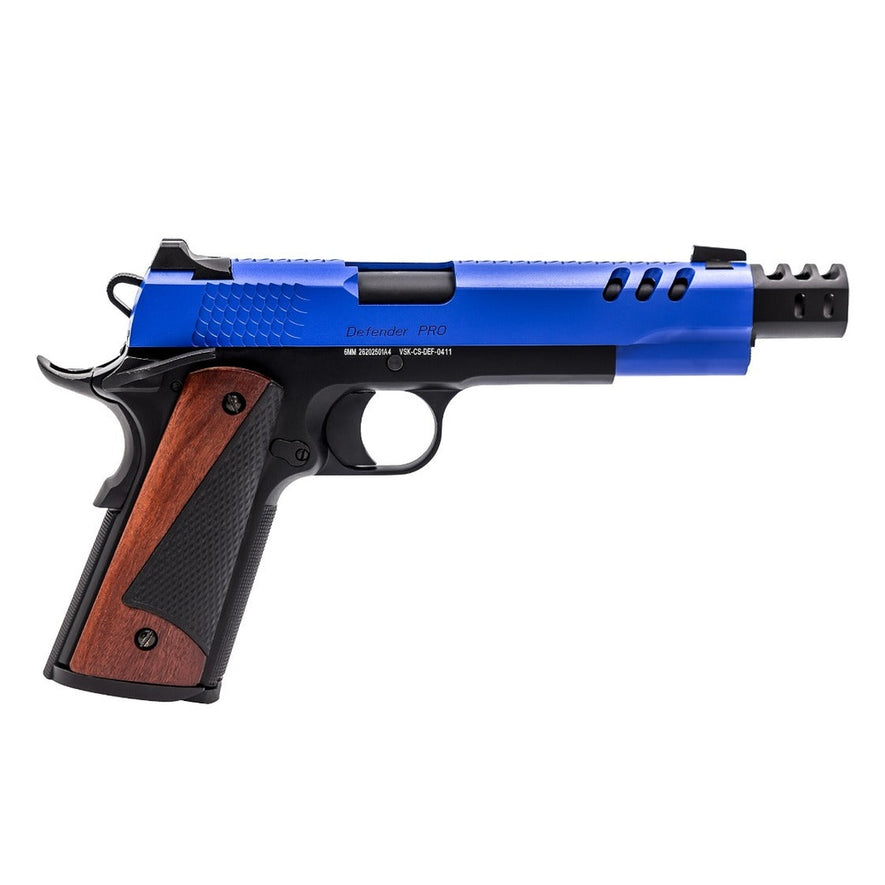 CS Defender Pro GBB Pistol (Dual Tone) (Blue|Black)