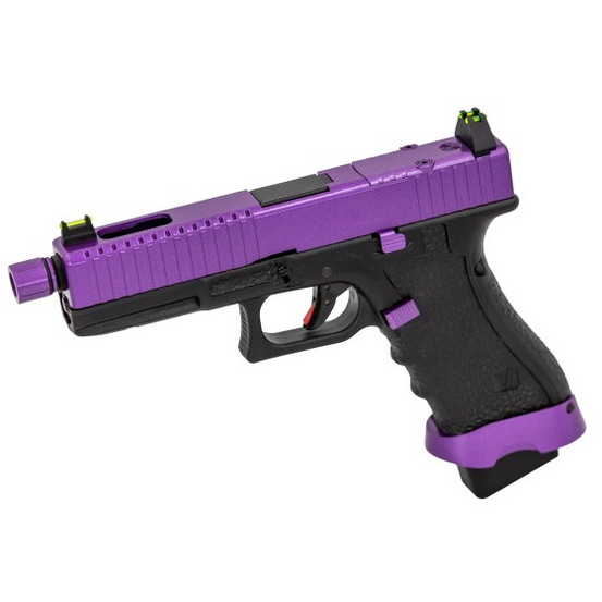 Vorsk EU7-T (G17) GBB Pistol- Purple & black-0