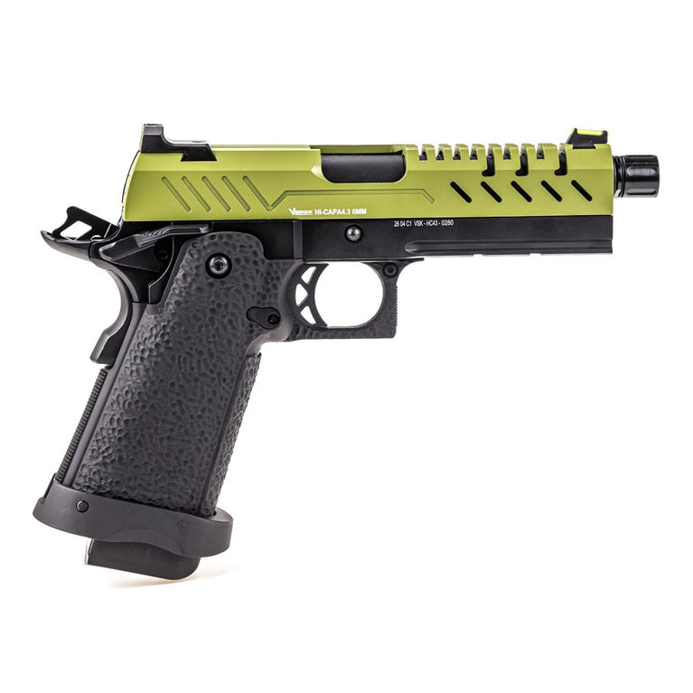 Hi-Capa 4.3 GBB Pistol (Green|Black)