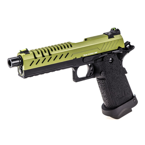 Hi-Capa 5.1 GBB Pistol (Green|Black)