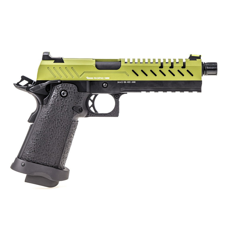 Hi-Capa 5.1 GBB Pistol (Green|Black)