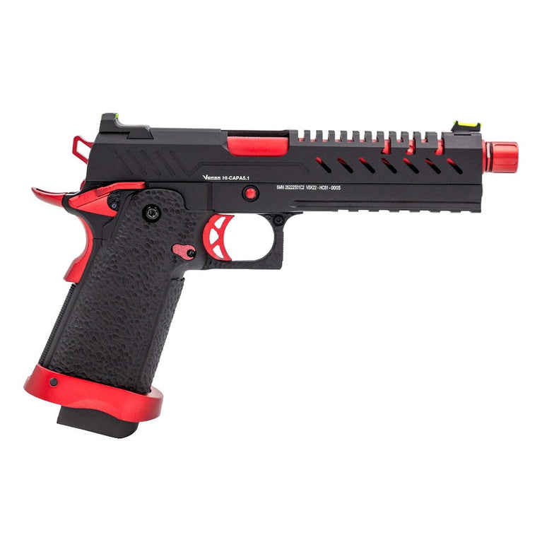 Hi-Capa 5.1 GBB Pistol (Black) (Red Match)