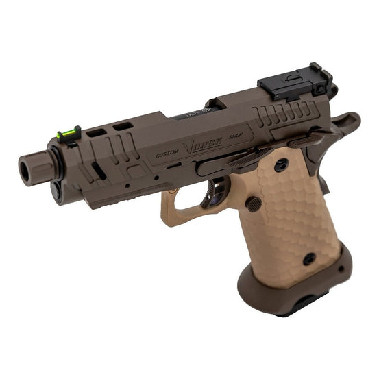 Hi-Capa CS Vengeance 3.8 Compact GBB Pistol (Bronze|Tan)