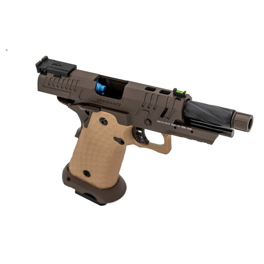 Hi-Capa CS Vengeance 3.8 Compact GBB Pistol (Bronze|Tan)