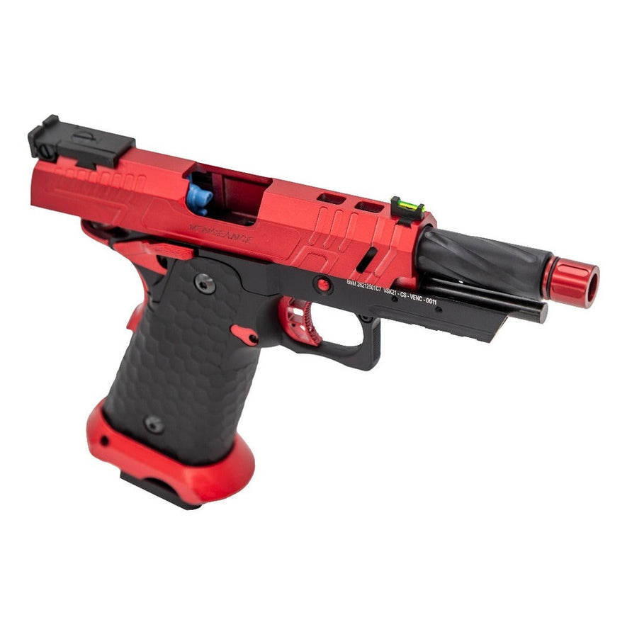 Hi-Capa CS Vengeance 3.8 Compact GBB Pistol (Red|Black)