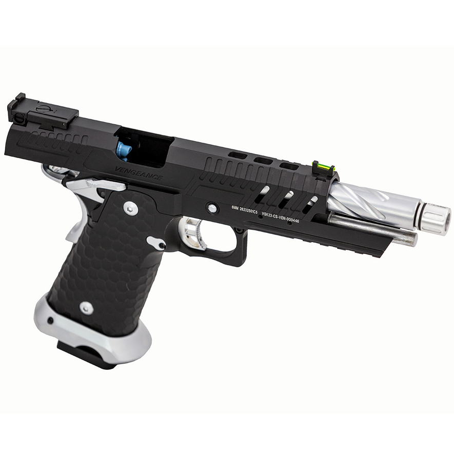 Hi-Capa CS Vengeance 5.1 GBB Pistol (Black) (Silver Match)
