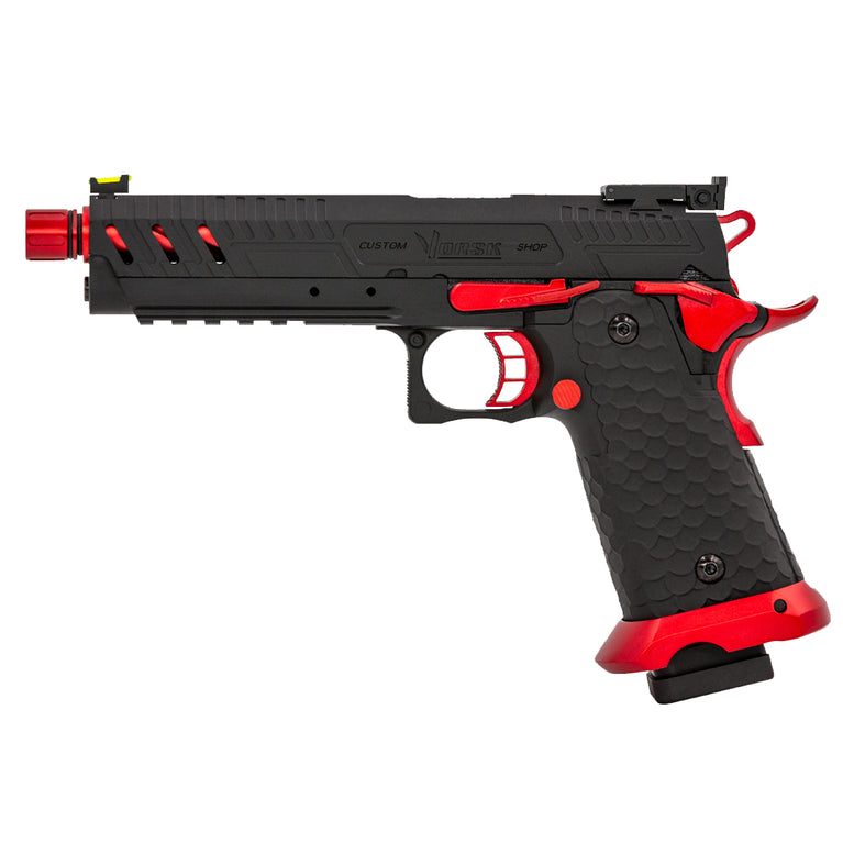 Hi-Capa CS Vengeance 5.1 GBB Pistol (Black) (Red Match)