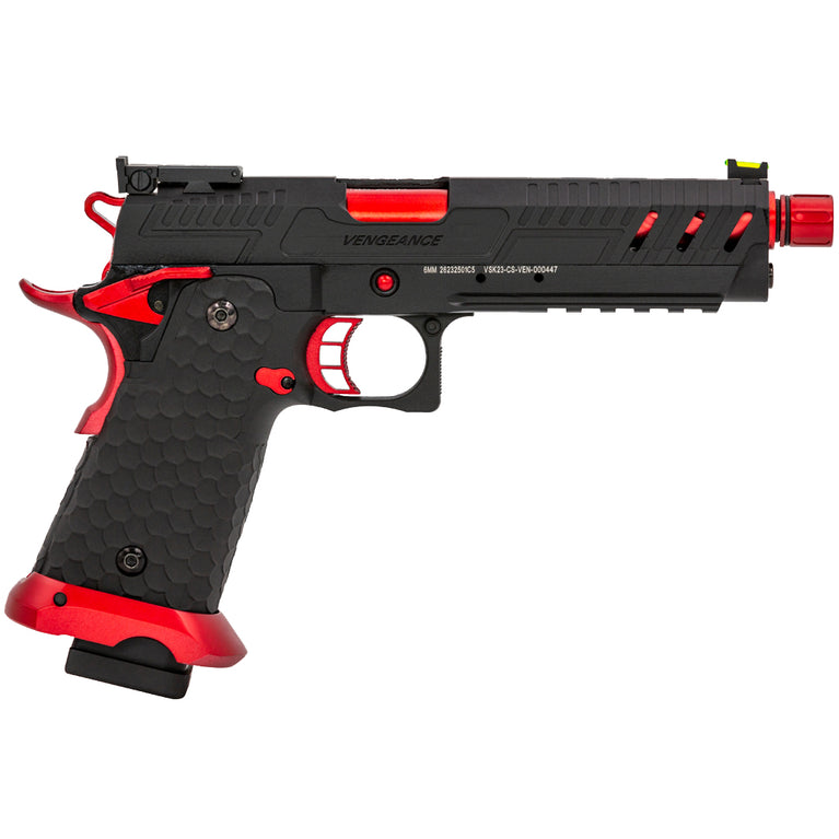 Hi-Capa CS Vengeance 5.1 GBB Pistol (Black) (Red Match)