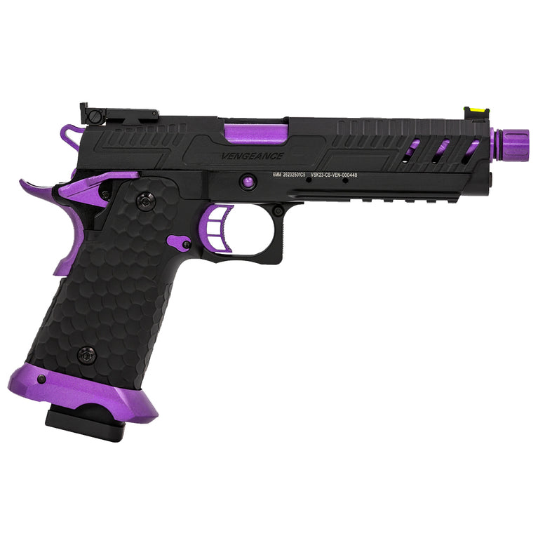 Hi-Capa CS Vengeance 5.1 GBB Pistol (Black) (Purple Match)
