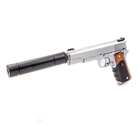 VX-9 Agency GBB Pistol (Silver|Black)