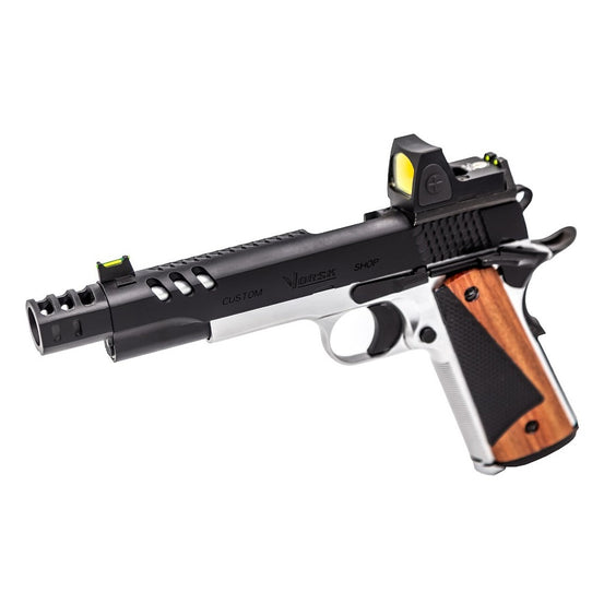 CS Defender Pro + RDS GBB Pistol (Black|Silver) (Silver Barrel)