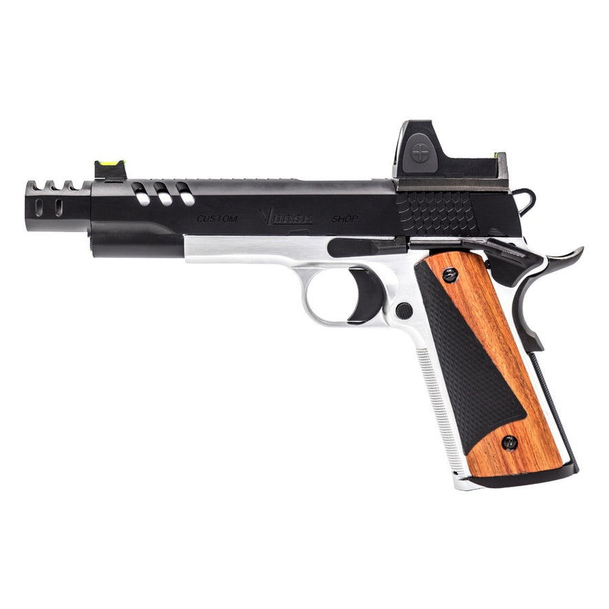 CS Defender Pro + RDS GBB Pistol (Black|Silver) (Silver Barrel)