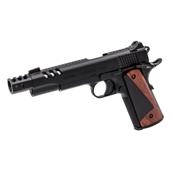 CS Defender Pro GBB Pistol (Black) (Silver Barrel)