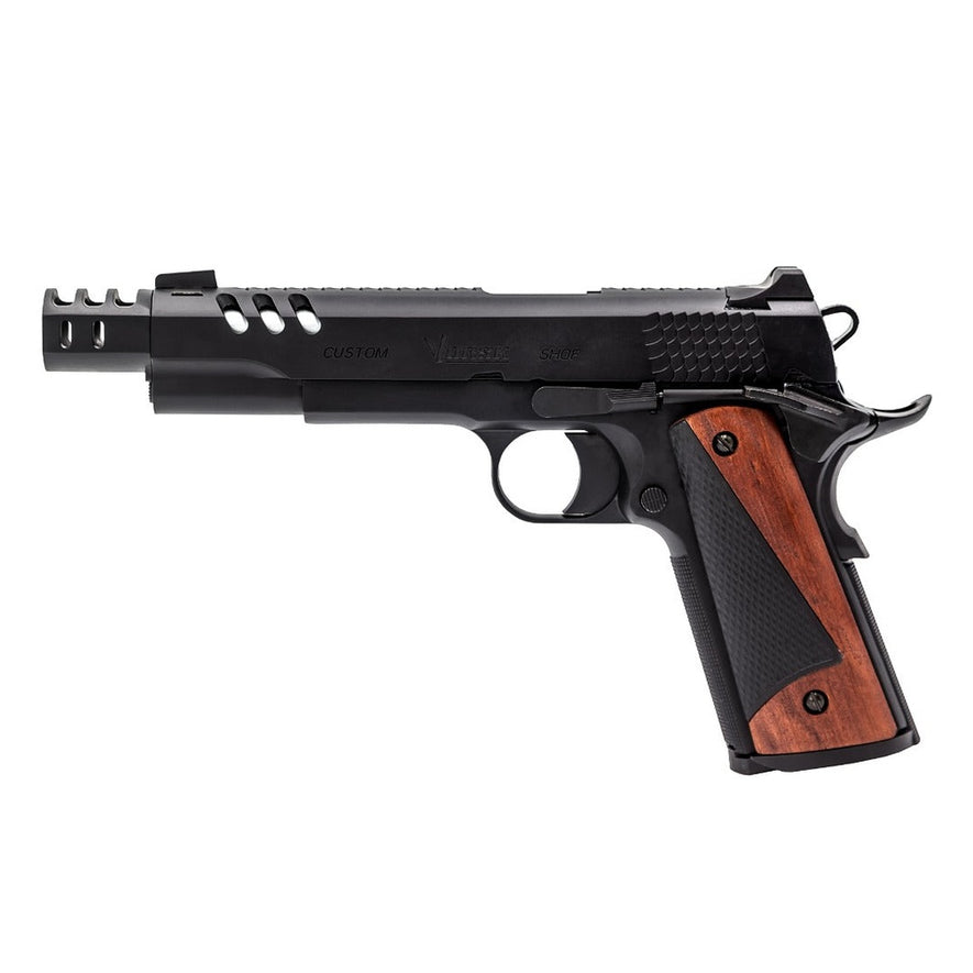 CS Defender Pro GBB Pistol (Black) (Silver Barrel)