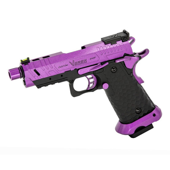 Hi-Capa CS Vengeance 3.8 Compact GBB Pistol (Purple|Black)