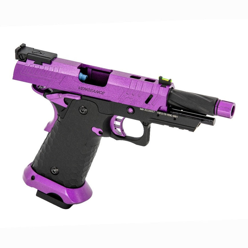 Hi-Capa CS Vengeance 3.8 Compact GBB Pistol (Purple|Black)