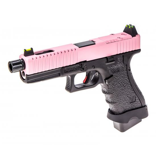 Vorsk EU7-T GBB Pistol with Tactical Slide -Pink & Black-0