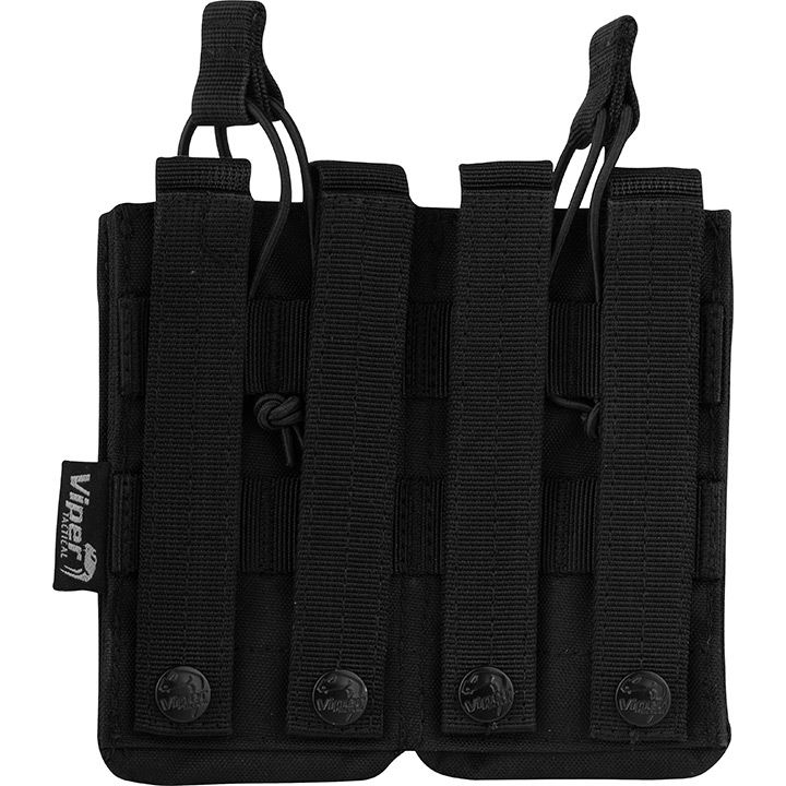 Viper Tactical Quick Release Double Mag Pouch- Black-1
