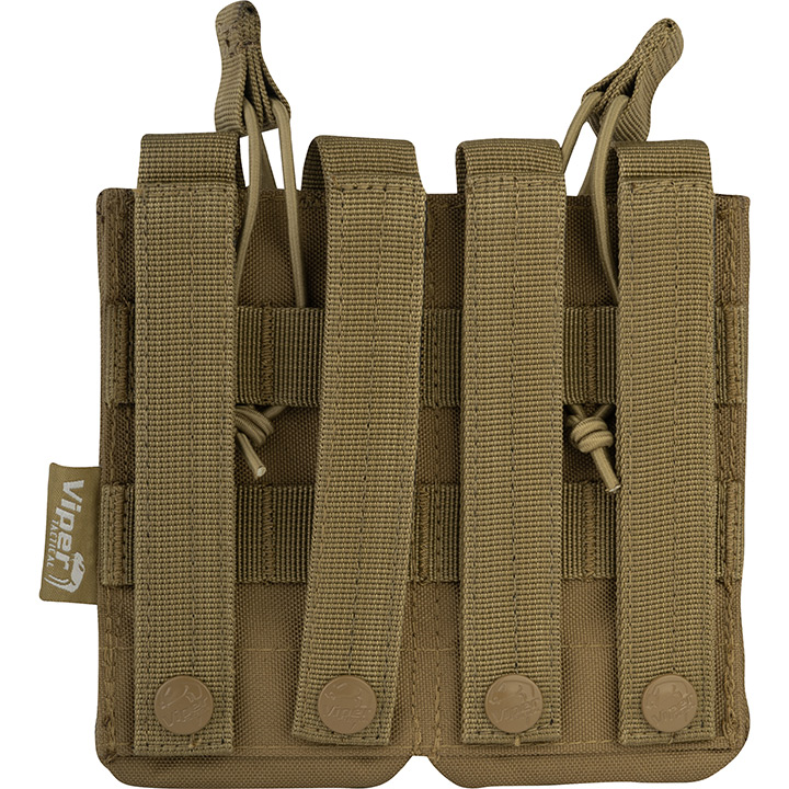 Viper Tactical Quick Release Double Mag Pouch- Coyote-1