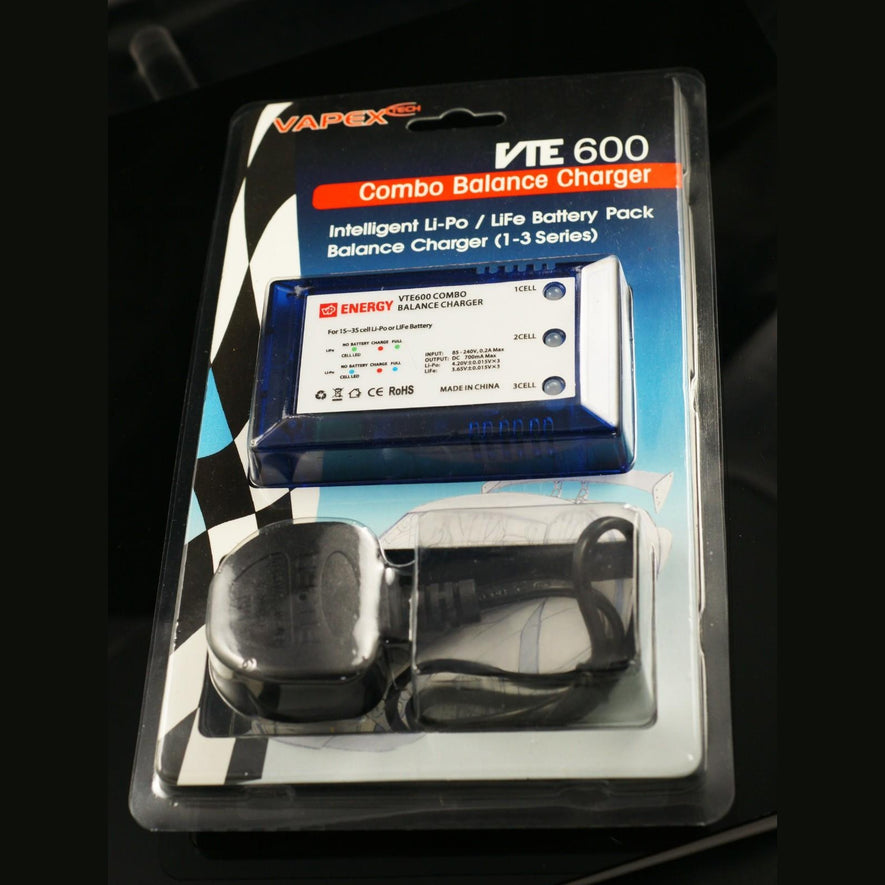 Vapex VTE600 700mA Charger for LiPo & LiFe airsoft batteries-1