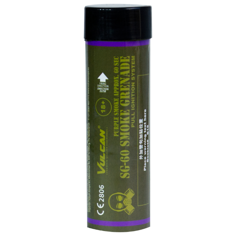 Vulcan SG-60 Ring Pull Smoke Grenade - Purple-0