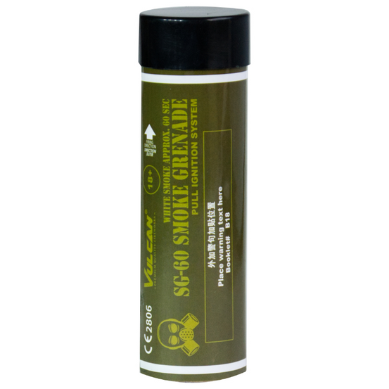 Vulcan SG-60 Ring Pull Smoke Grenade - White-0