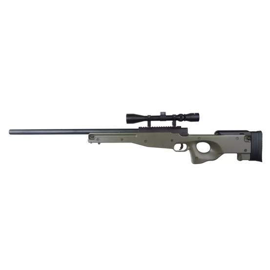 Well MB01 Sniper Rifle Replica with Scope - Olive Drab-0