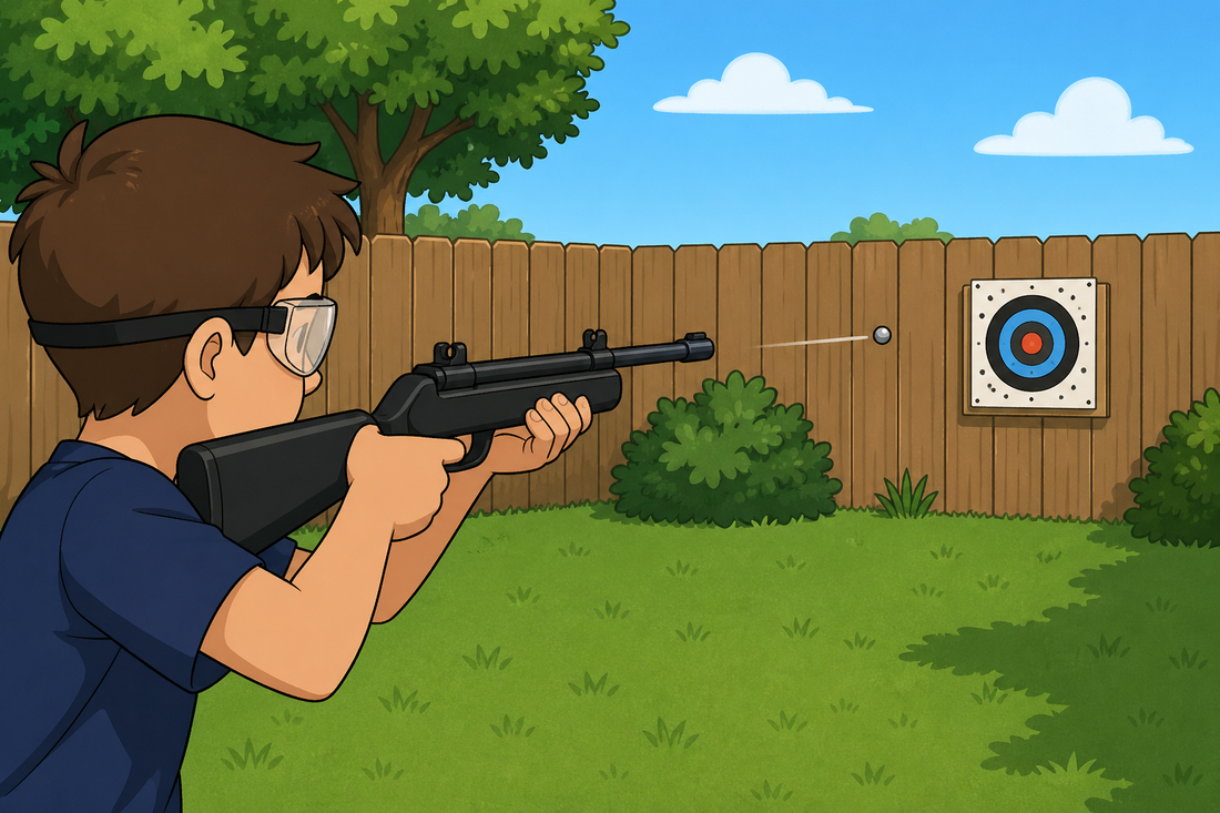 Can i Shoot Airsoft Guns in my own backyard in the UK?