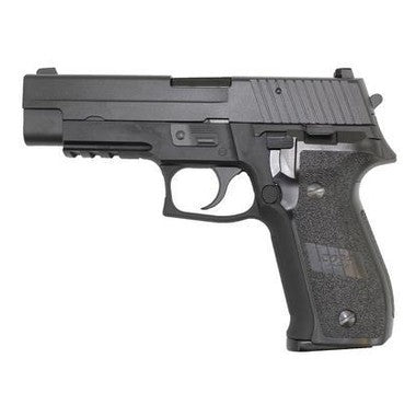 WE F226 Gas Blowback Pistol with rail.-0