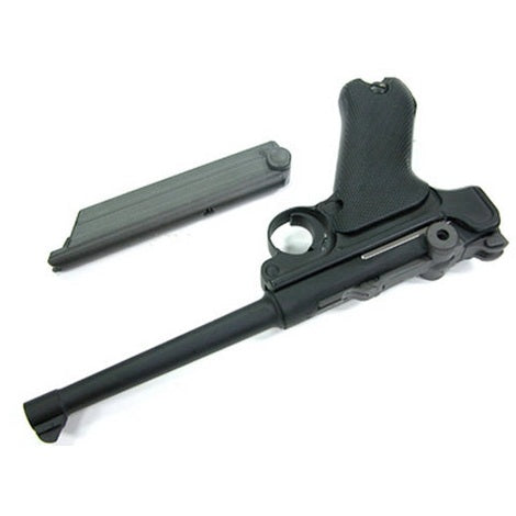 P08 Luger GBB Pistol (6") (Black)