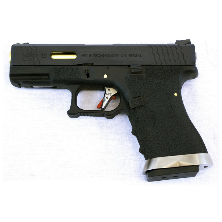 EU9 E-Force GBB Pistol (Black) (Gold Barrel)