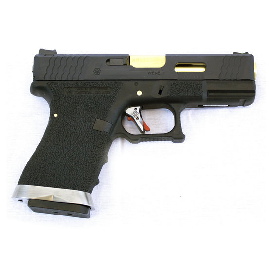 EU9 E-Force GBB Pistol (Black) (Gold Barrel)