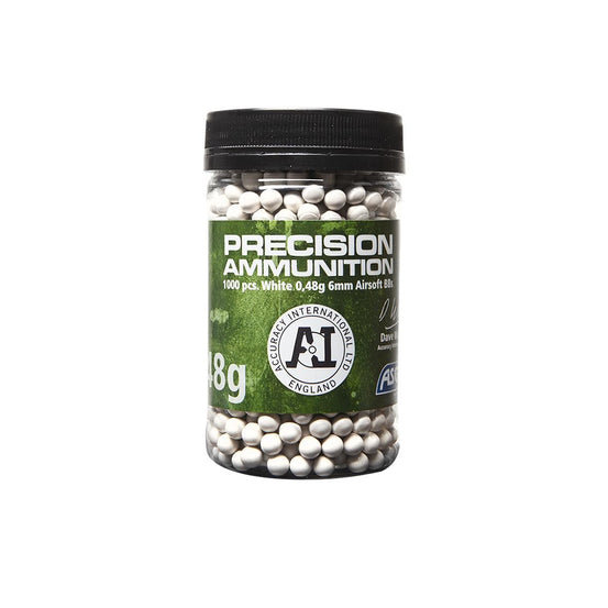 ASG Accuracy International BB 0.48g - 1000 pcs. Heavyweight sniper ammo-0
