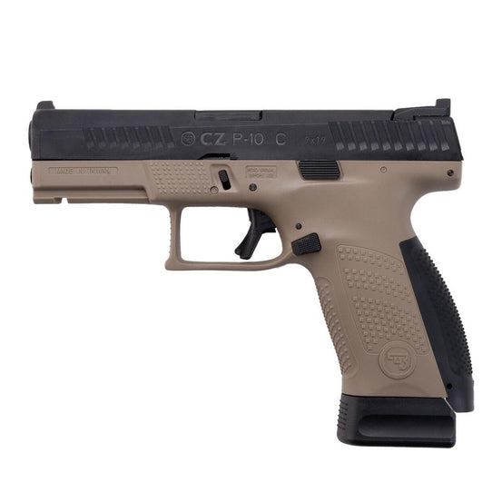 ASG CZ P-10C CO2 Airsoft Pistol- Dual tone (Black/FDE)-0