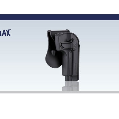 Amomax Ploymer Holster for Beretta M9/M92 - Black