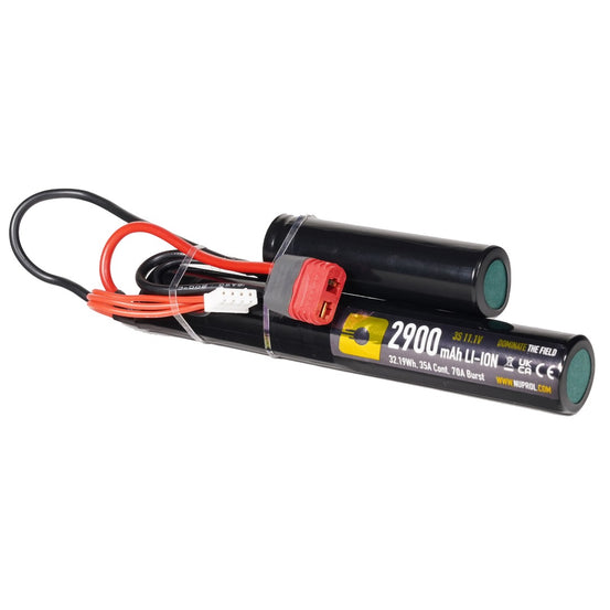 Nuprol Li-Ion Battery 2900mAh 11.1V 12C with Deans connector for airsoft guns or RC models.