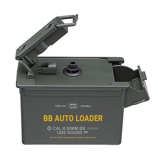 Tokyo Marui Auto Loader with a sleek design, featuring a compact structure for efficient BB loading.