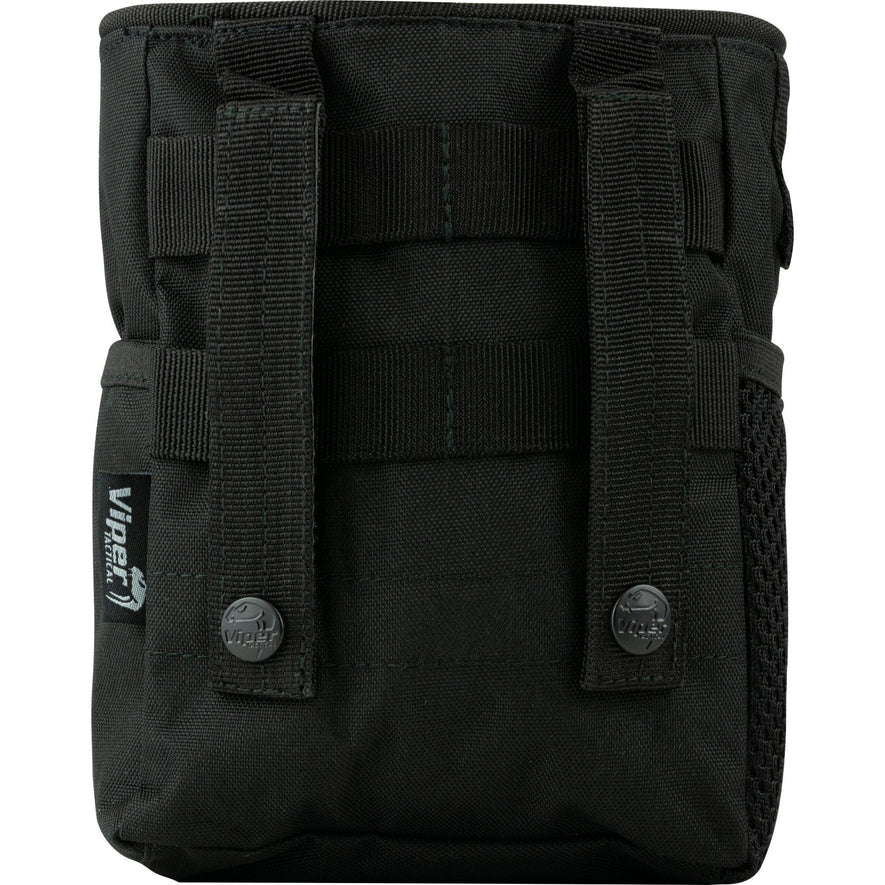Viper Tactical Elite 600D Cordura dump bag in black with adjustable straps and durable construction for tactical use