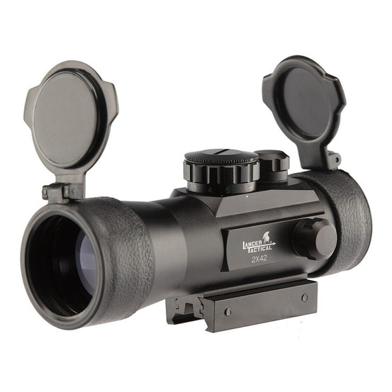 Lancer Tactical 2x42 Red & Green Dot 4 Reticles (CA-443B)