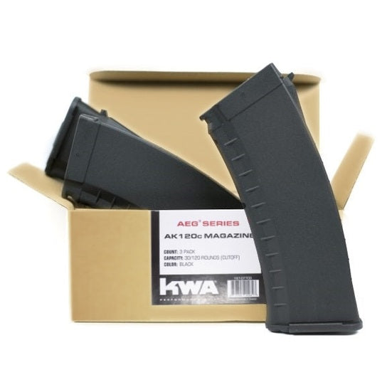 KWA AKR-74M AEG3 Series Magazine 3 Pack (120/30 Rounds)