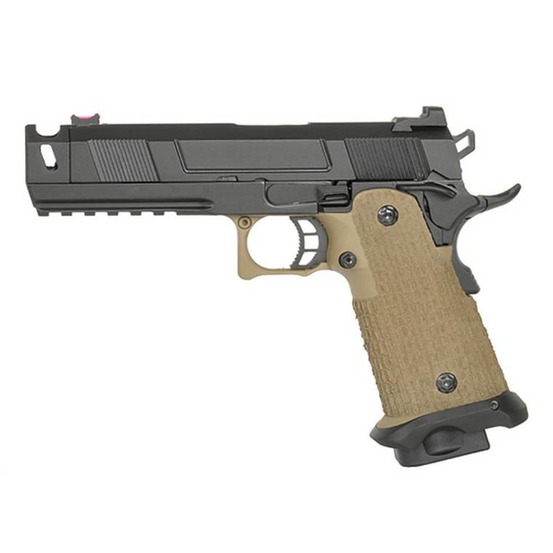 Army Armament R501 hi-Capa Gas Blowback Pistol - Tan-0