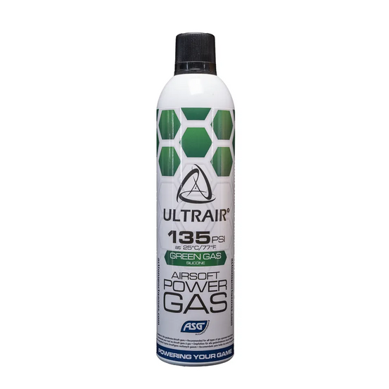 ASG Ultrair Green Gas with Silicone 570ml (135psi)-0
