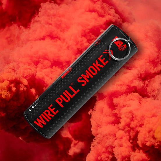 Enola Gaye WP40 Wire Pull Red Smoke grenade-0
